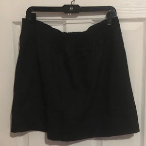 J.Crew Cinched Mini Skirt Black Size 12